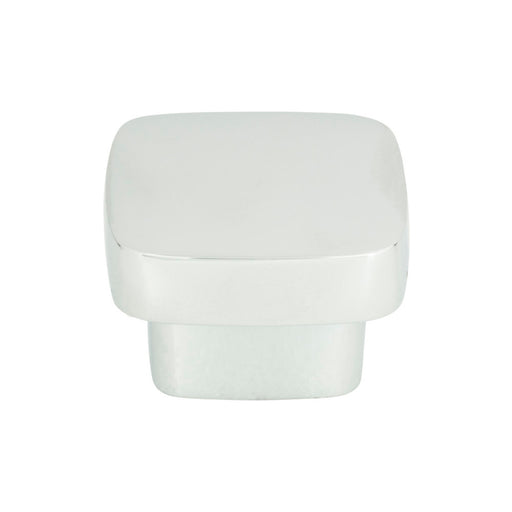 Atlas Homewares A910-CH Chunky Knobs 1 3/4in (44mm) Length Square Knob Polished Chrome - KnobDepot