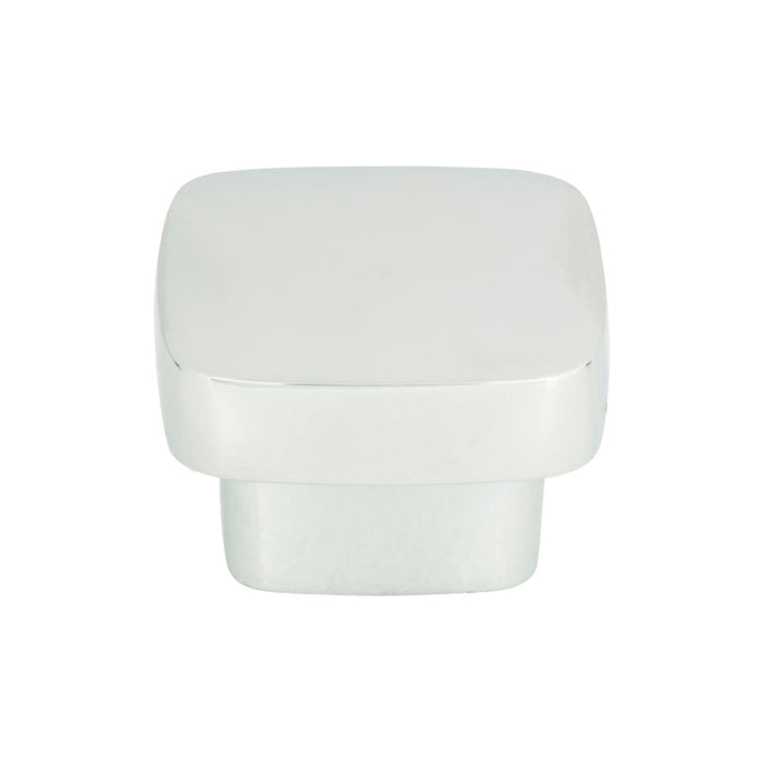 Atlas Homewares A910-CH Chunky Knobs 1 3/4in (44mm) Length Square Knob Polished Chrome - KnobDepot