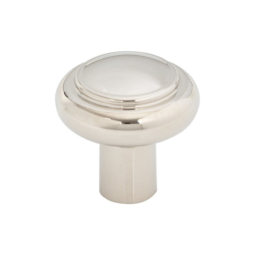 Top Knobs TK3110PN Clarence 1 1/4" Diameter Mushroom Knob Polished Nickel - KnobDepot