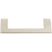 Atlas Homewares A905-BN Angled Drop 3 3/4in (95mm) Center to Center Bar Pull Brushed Nickel - KnobDepot