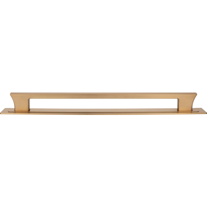 Atlas Homewares A6009-WB Zander 18in Center to Center Appliance Pull Warm Brass