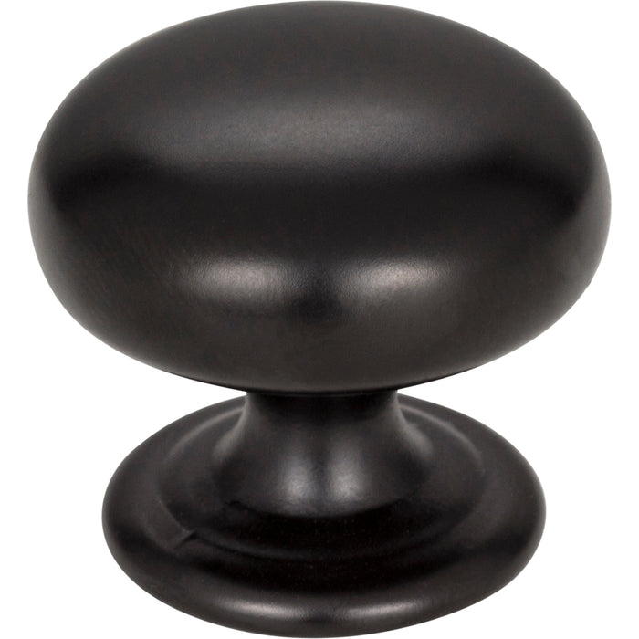 Elements 2980MB Florence 1-1/4" Diameter Mushroom Knob Matte Black