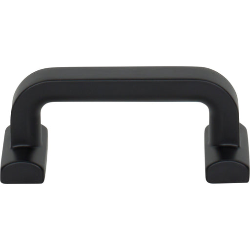 Top Knobs TK3161BLK Harrison 2 1/2" Center to Center Bar Pull Flat Black - KnobDepot