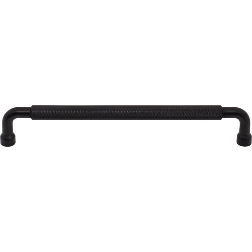 Top Knobs TK3265BLK Garrison 7 9/16" Center to Center Bar Pull Flat Black - KnobDepot
