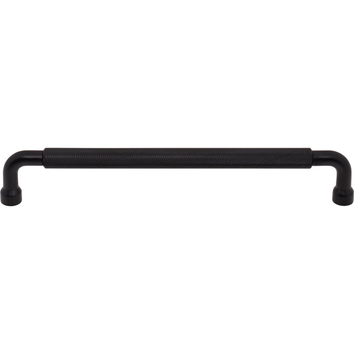 Top Knobs TK3265BLK Garrison 7 9/16" Center to Center Bar Pull Flat Black - KnobDepot