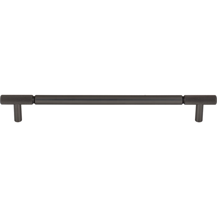 Top Knobs TK3244AG Prestwick 8 13/16" Center to Center Bar Pull Ash Gray - KnobDepot