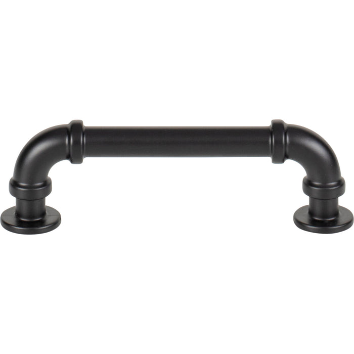 Atlas Homewares 432-BL Steam Punk 3 3/4in Center to Center Bar Pull Matte Black