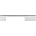 Atlas Homewares A883-CH Off Center 6 5/16in (160mm) Center to Center Bar Pull Polished Chrome - KnobDepot