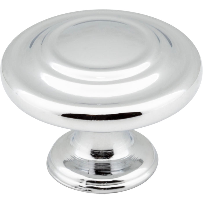 Elements 107PC Arcadia Arcadia 1-5/16" (33mm) Diameter Mushroom Knob Polished Chrome