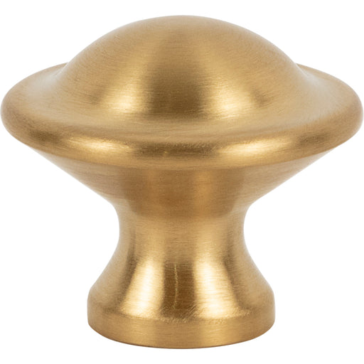 Atlas Homewares A979-MG Stainless Torrance 1 1/8in (29mm) Length Round Knob Matte Gold - KnobDepot