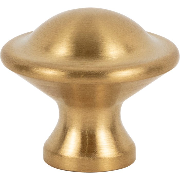 Atlas Homewares A979-MG Stainless Torrance 1 1/8in (29mm) Length Round Knob Matte Gold - KnobDepot