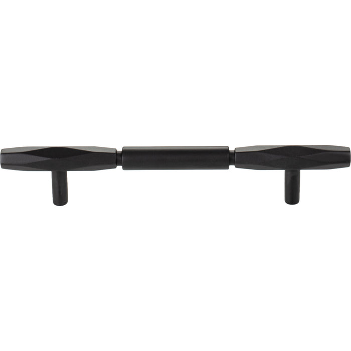 Top Knobs TK3082BLK Kingsmill 5 1/16" Center to Center Bar Pull Flat Black - KnobDepot
