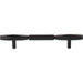 Top Knobs TK3082BLK Kingsmill 5 1/16" Center to Center Bar Pull Flat Black - KnobDepot
