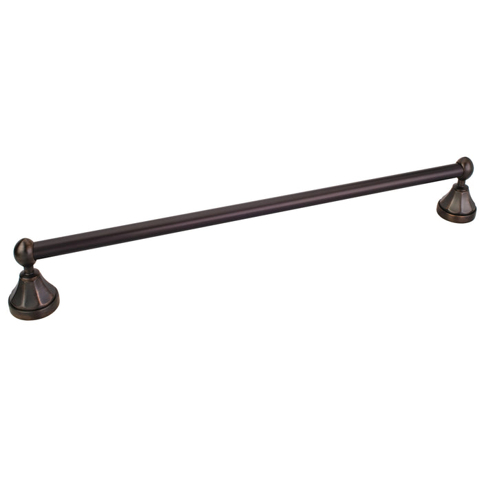Elements BHE3-04DBAC-R Newbury Brushed Oil Rubbed Bronze 24" Single Towel Bar- Retail Packaged Brushed Oil Rubbed Bronze