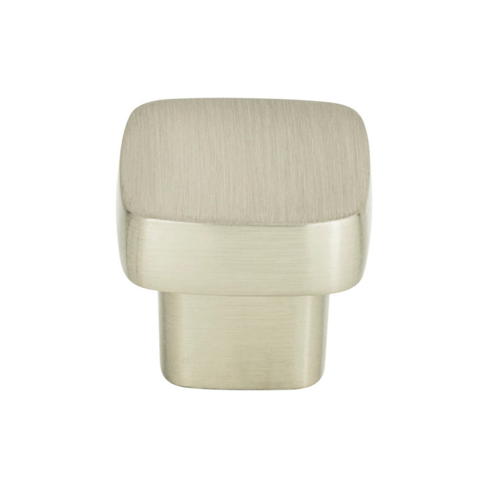 Atlas Homewares A908-BN Chunky Knobs 1in (25mm) Length Square Knob Brushed Nickel - KnobDepot