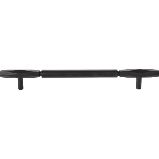 Top Knobs TK3084BLK Kingsmill 7 9/16" Center to Center Bar Pull Flat Black - KnobDepot