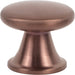 Atlas Homewares A969-MRG Stainless Burbank 1 1/8in (29mm) Length Mushroom Knob Matte Rose Gold - KnobDepot