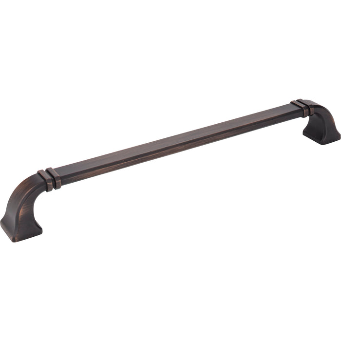Jeffrey Alexander 165-12DBAC Ella 12" Center-to-Center Appliance Pull Brushed Oil Rubbed Bronze