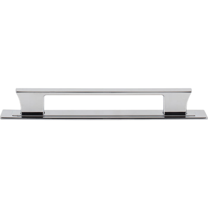 Atlas Homewares A6004-CH Zander 6 5/16in Center to Center Bar Pull Polished Chrome