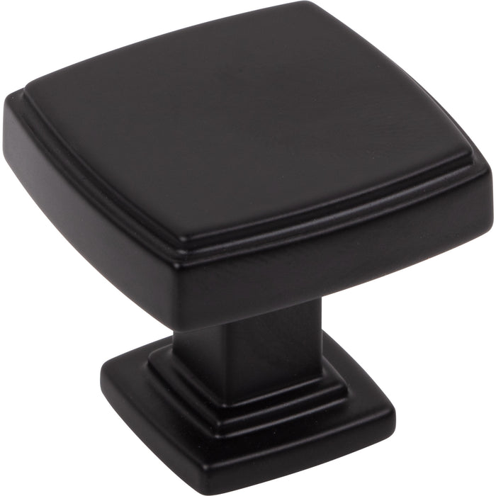 Jeffrey Alexander 141MB Renzo 1-1/4" Diameter Square Knob Matte Black