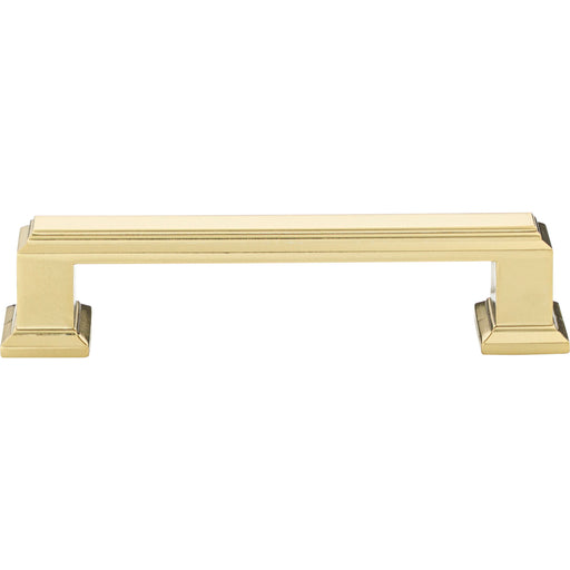Atlas Homewares 435-FG Sutton Place 3 3/4in (95mm) Center to Center Bar Pull French Gold - KnobDepot