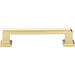 Atlas Homewares 435-FG Sutton Place 3 3/4in (95mm) Center to Center Bar Pull French Gold - KnobDepot