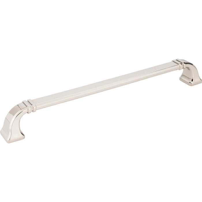 Jeffrey Alexander 165-12NI Ella 12" Center-to-Center Appliance Pull Polished Nickel