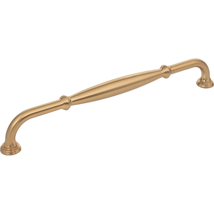 Jeffrey Alexander 658-12SBZ Tiffany 12" Center-to-Center Appliance Pull Satin Bronze