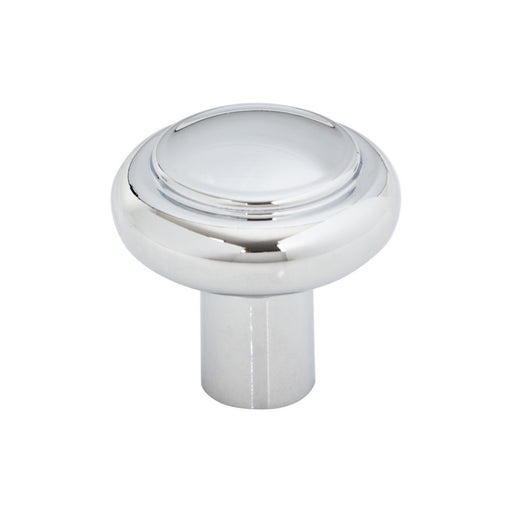 Top Knobs TK3110PC Clarence 1 1/4" Diameter Mushroom Knob Polished Chrome - KnobDepot