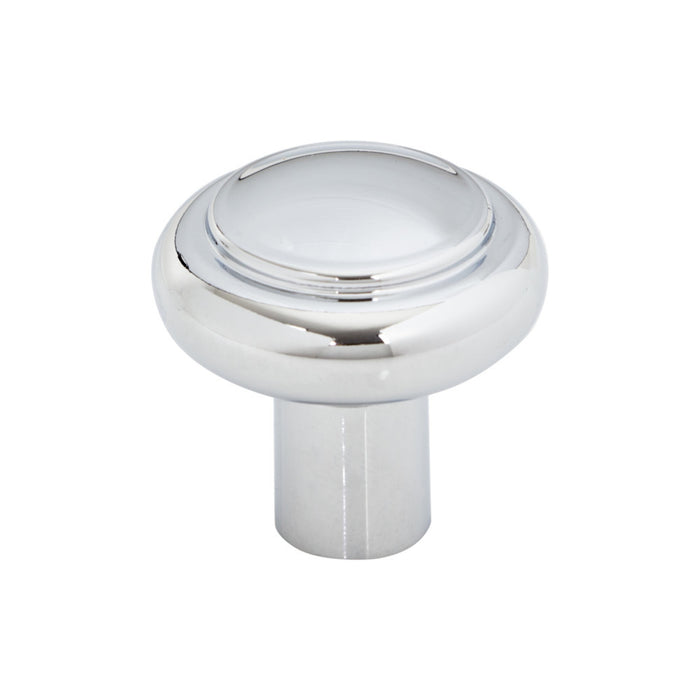 Top Knobs TK3110PC Clarence 1 1/4" Diameter Mushroom Knob Polished Chrome - KnobDepot