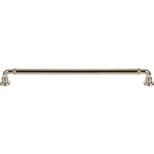 Top Knobs TK3146PN Cranford 12" Center to Center Bar Pull Polished Nickel - KnobDepot