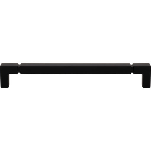 Top Knobs TK3224BLK Langston 7 9/16" Center to Center Bar Pull Flat Black - KnobDepot