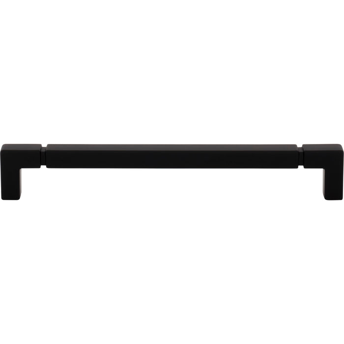 Top Knobs TK3224BLK Langston 7 9/16" Center to Center Bar Pull Flat Black - KnobDepot