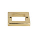 Atlas Homewares 392-FG Tableau Square 1 7/16in (37mm) Center to Center Pull Backplate French Gold - KnobDepot