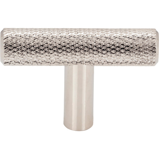 Top Knobs TK3240PN Prestwick 2" Length Bar Knob Polished Nickel - KnobDepot