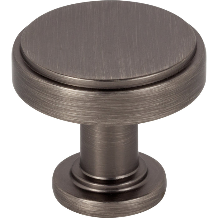 Jeffrey Alexander 171BNBDL Richard 1-1/4" Diameter Round Knob Brushed Pewter