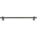 Top Knobs TK3259AG Dempsey 18" Center to Center Bar Pull Ash Gray - KnobDepot