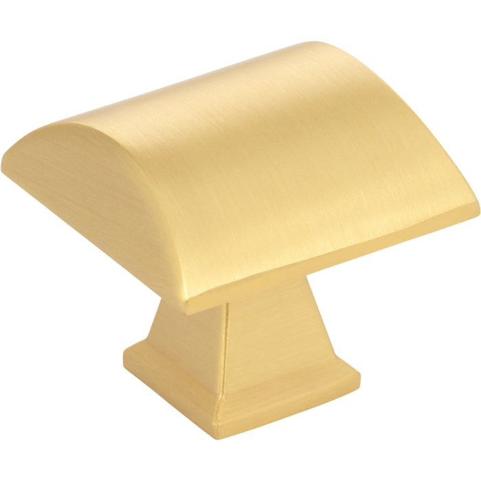 Jeffrey Alexander 944BG Roman 1-1/4" Length Square Knob Brushed Gold