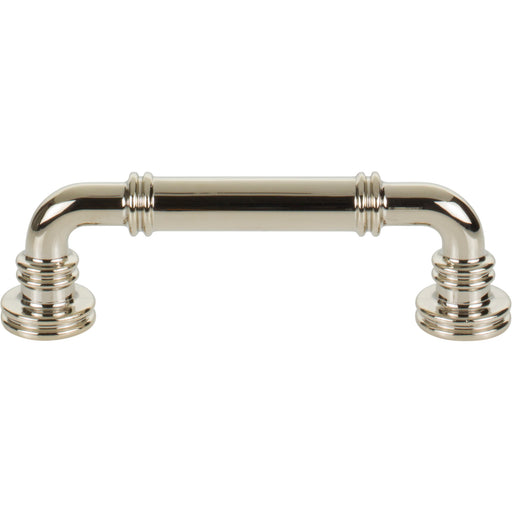 Top Knobs TK3141PN Cranford 3 3/4" Center to Center Bar Pull Polished Nickel - KnobDepot