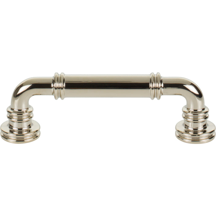 Top Knobs TK3141PN Cranford 3 3/4" Center to Center Bar Pull Polished Nickel - KnobDepot