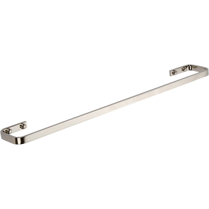 Atlas Homewares SOTB600-PN Solange Single 23 1/2in Wall Mounted Towel Bar Polished Nickel