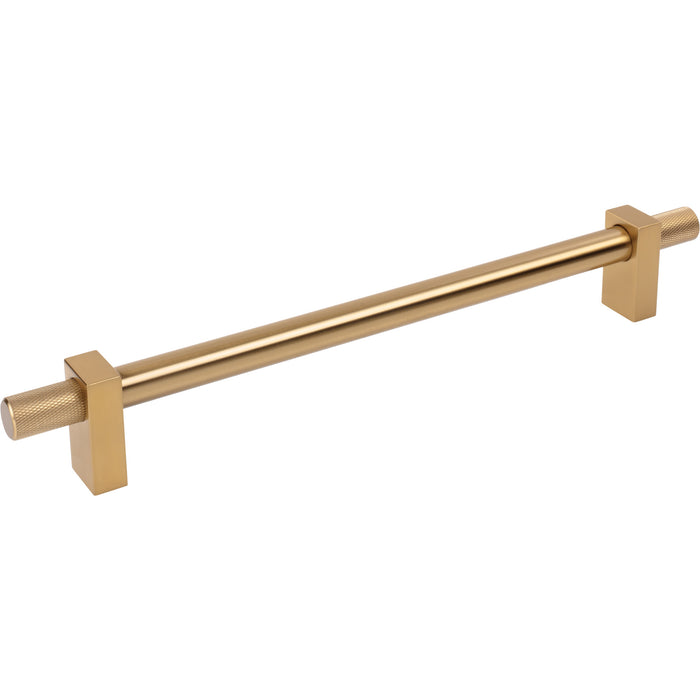 Jeffrey Alexander 698-12SBZ Larkin 4 Knurled Ends 12" Center-to-Center Appliance Pull Satin Bronze
