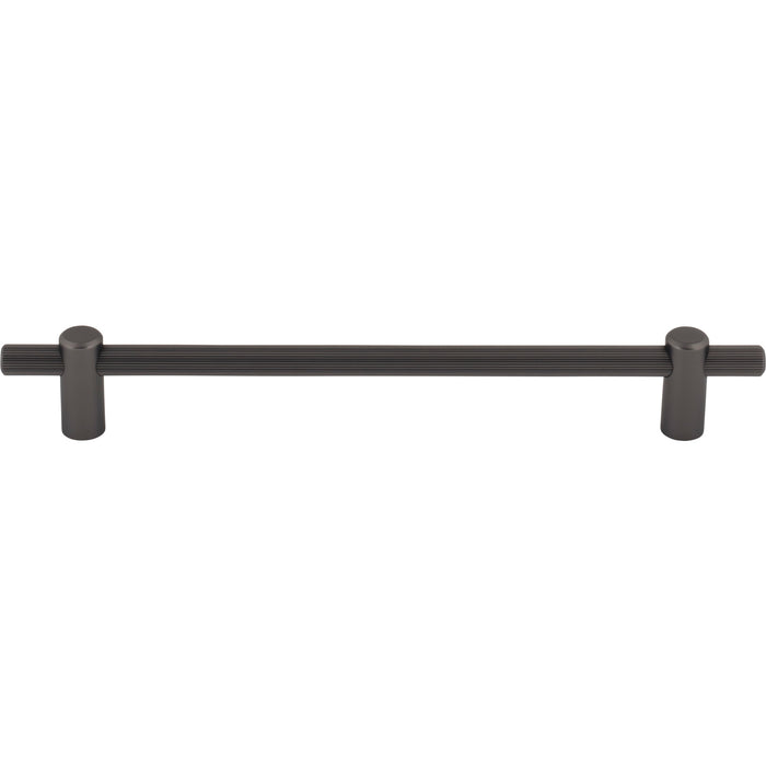 Top Knobs TK3255AG Dempsey 7 9/16" Center to Center Bar Pull Ash Gray - KnobDepot
