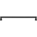 Top Knobs TK3156BLK Morris 12" Center to Center Bar Pull Flat Black - KnobDepot
