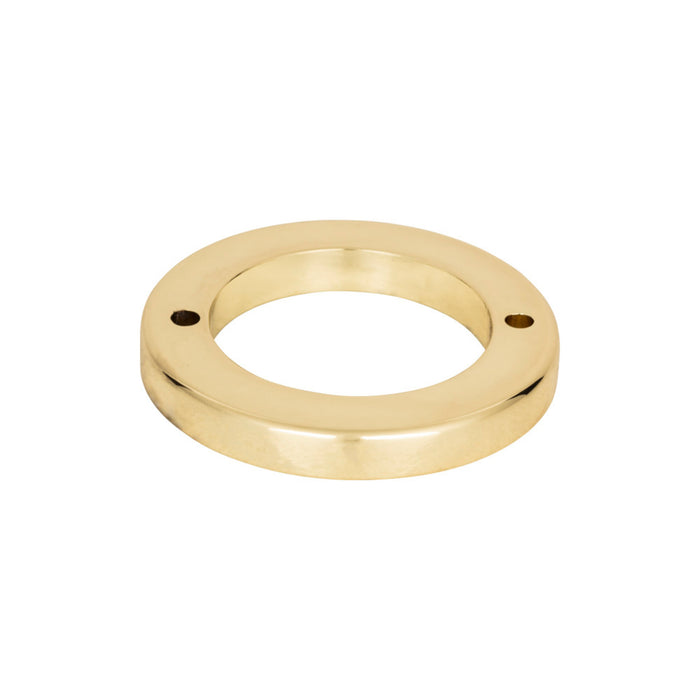 Atlas Homewares 389-FG Tableau Round 1 13/16in (46mm) Center to Center Pull Backplate French Gold - KnobDepot