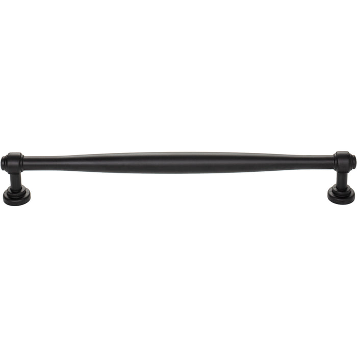 Top Knobs TK3075BLK Ulster 8 13/16" Center to Center Bar Pull Flat Black - KnobDepot