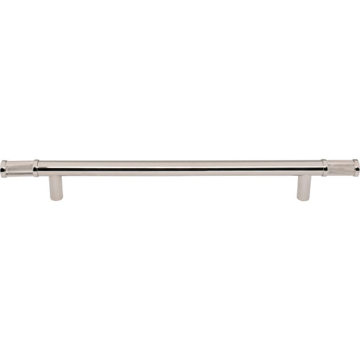 Top Knobs TK3238PN Burnham 12" Center to Center Bar Pull Polished Nickel - KnobDepot