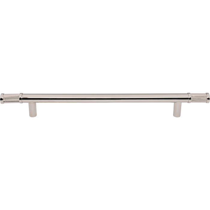 Top Knobs TK3238PN Burnham 12" Center to Center Bar Pull Polished Nickel - KnobDepot