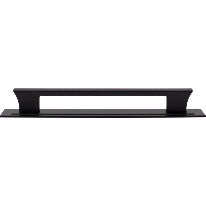 Atlas Homewares A6008-BL Zander 12in Center to Center Appliance Pull Matte Black