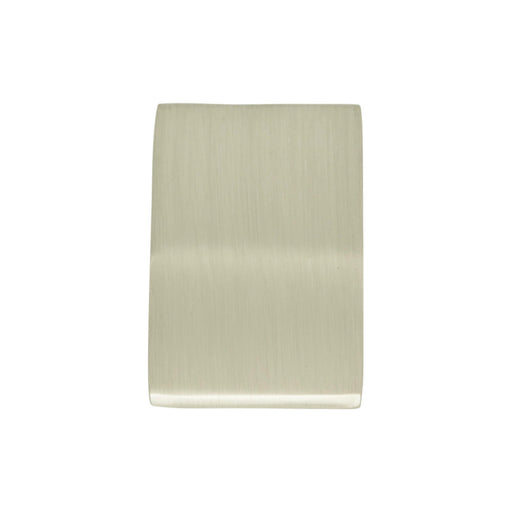 Atlas Homewares A903-BN Angled Drop 15/16in (24mm) Length Rectangle Knob Brushed Nickel - KnobDepot